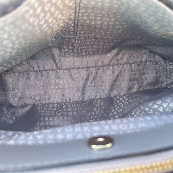 Kate Spade Grey Saffiano Leather Shoulder Handbag - Picture 11 of 12